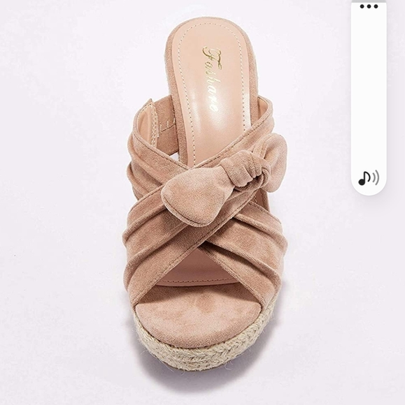 Blush espadrilles wedge 9.5 - Picture 3 of 5